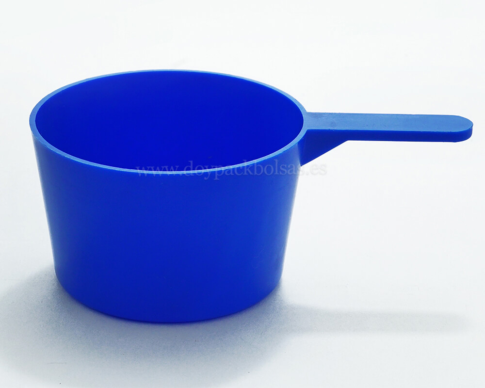 blue measuring scoops