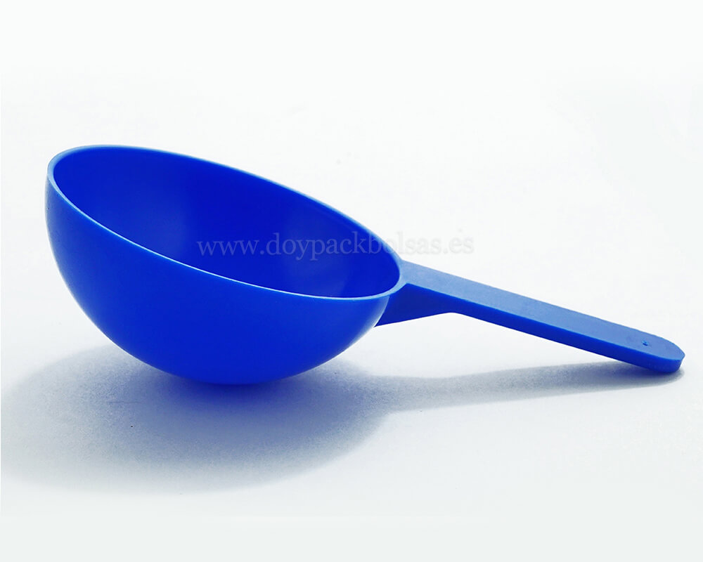 blue measuring scoops