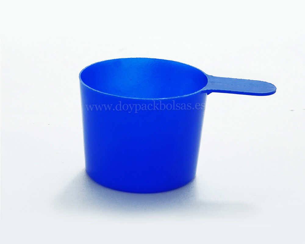 blue measuring scoops
