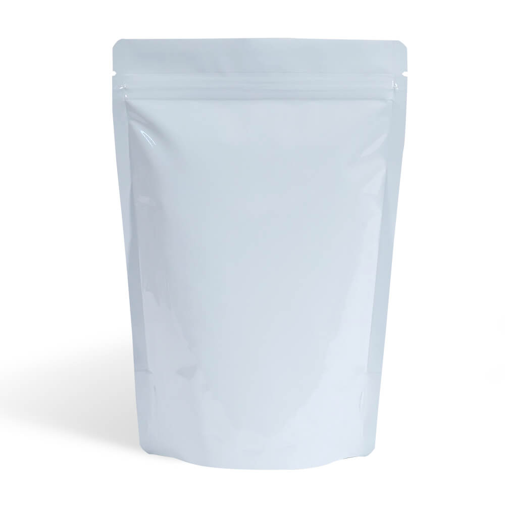 shiny white packaging