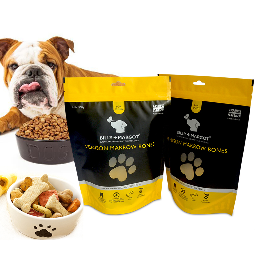 dog food packaging