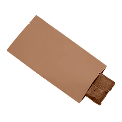 brown paper chocolate bar packaging