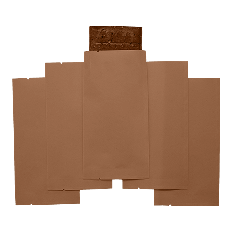brown paper chocolate bar packaging
