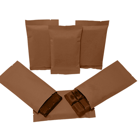 brown paper chocolate bar packaging