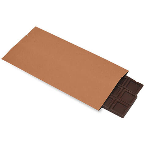 brown paper chocolate bar packaging