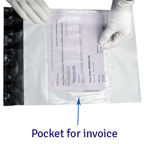 mailer bags with pocket