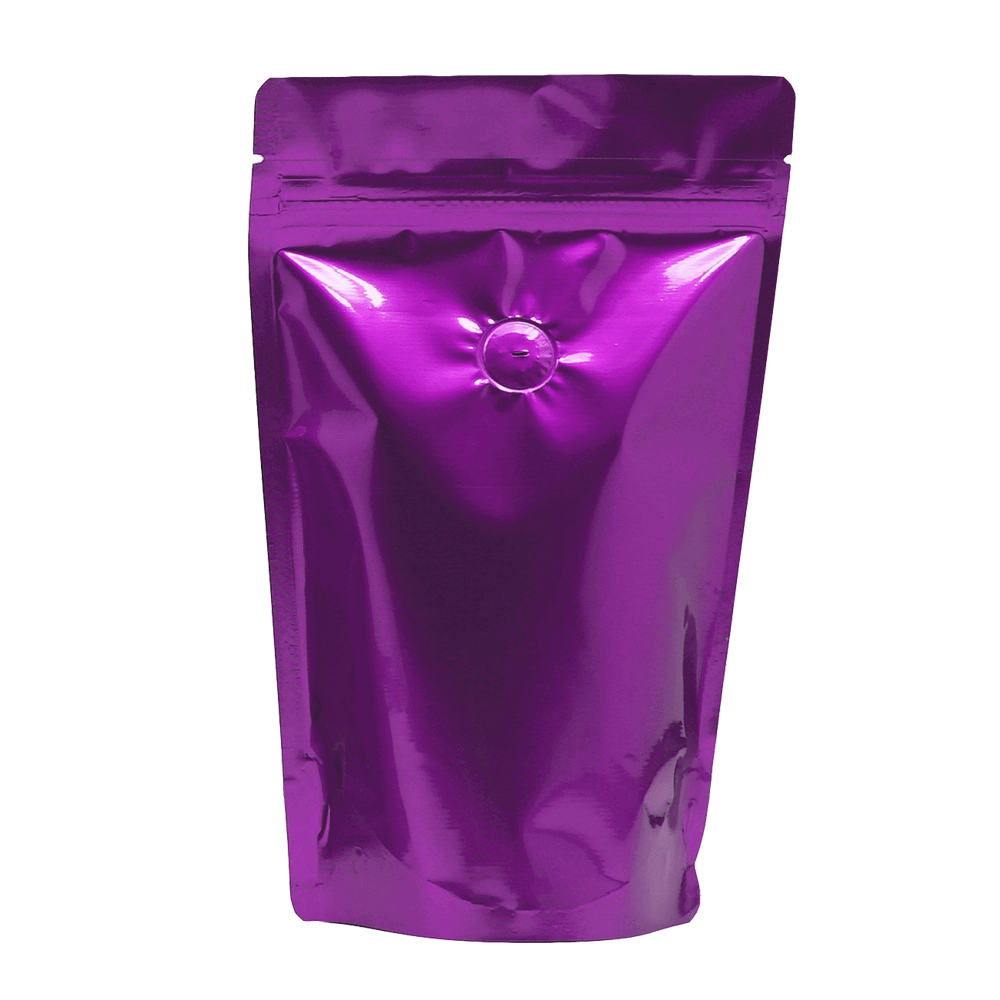 one side clear shiny stand up pouch